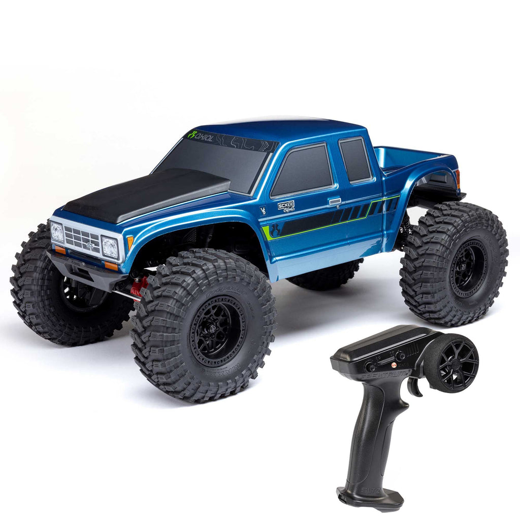 Axial 1/10 SCX10 III Coyote 4X4 RTR Brushed Rock Crawler, Blue