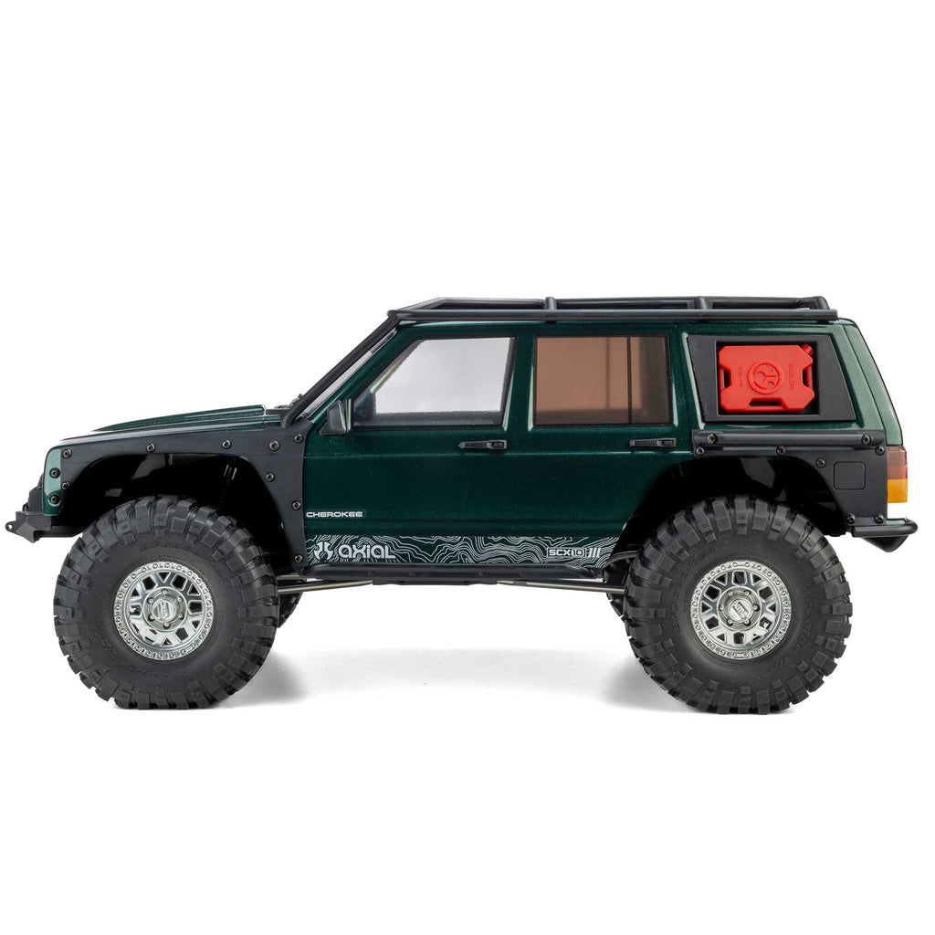 1/10 SCX10 III Jeep Cherokee XJ 4X4 RTR Brushed Rock Crawler, Green