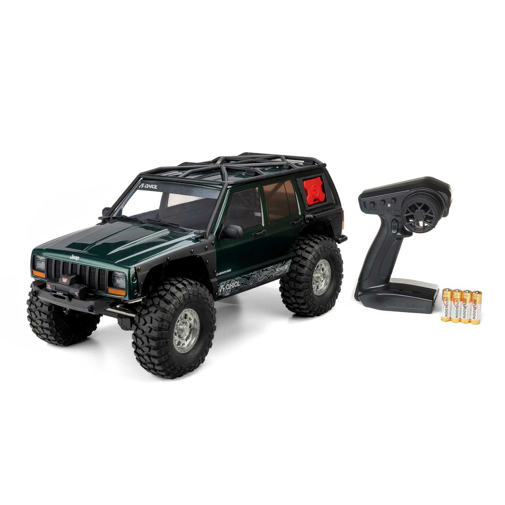 1/10 SCX10 III Jeep Cherokee XJ 4X4 RTR Brushed Rock Crawler, Green