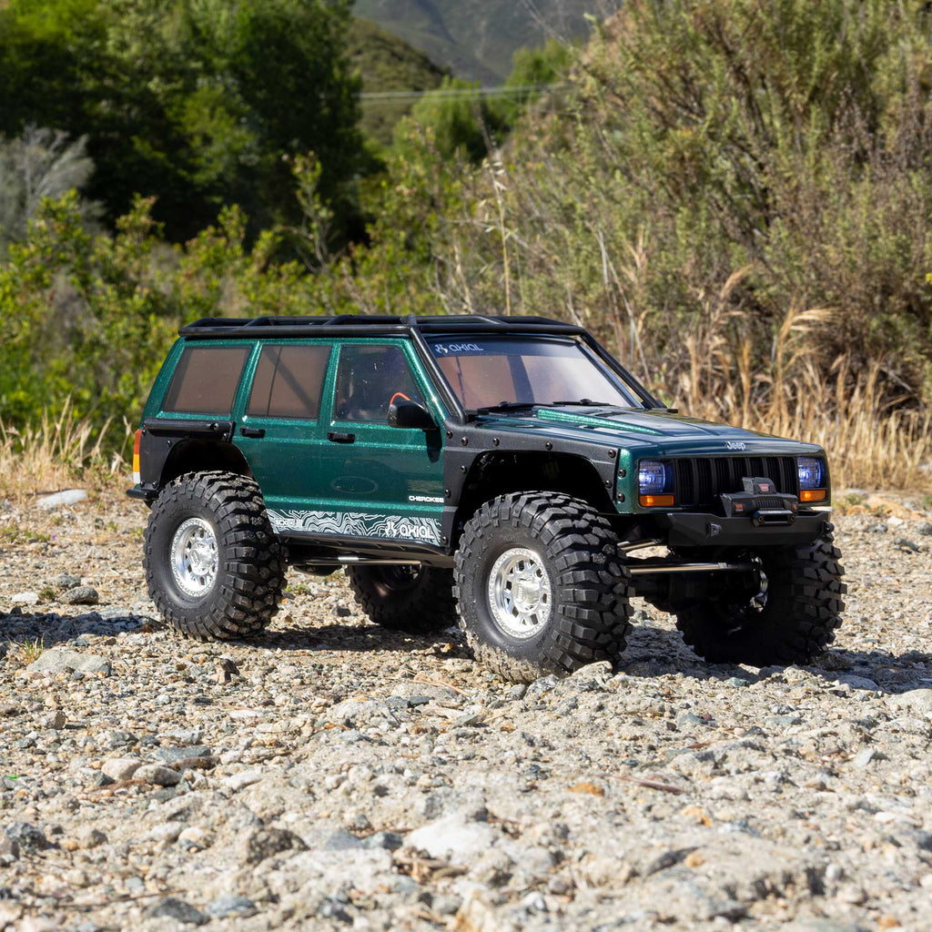 1/10 SCX10 III Jeep Cherokee XJ 4X4 RTR Brushed Rock Crawler, Green