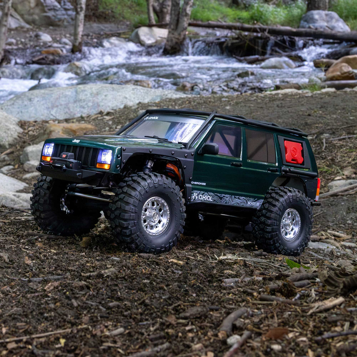 1/10 SCX10 III Jeep Cherokee XJ 4X4 RTR Brushed Rock Crawler, Green