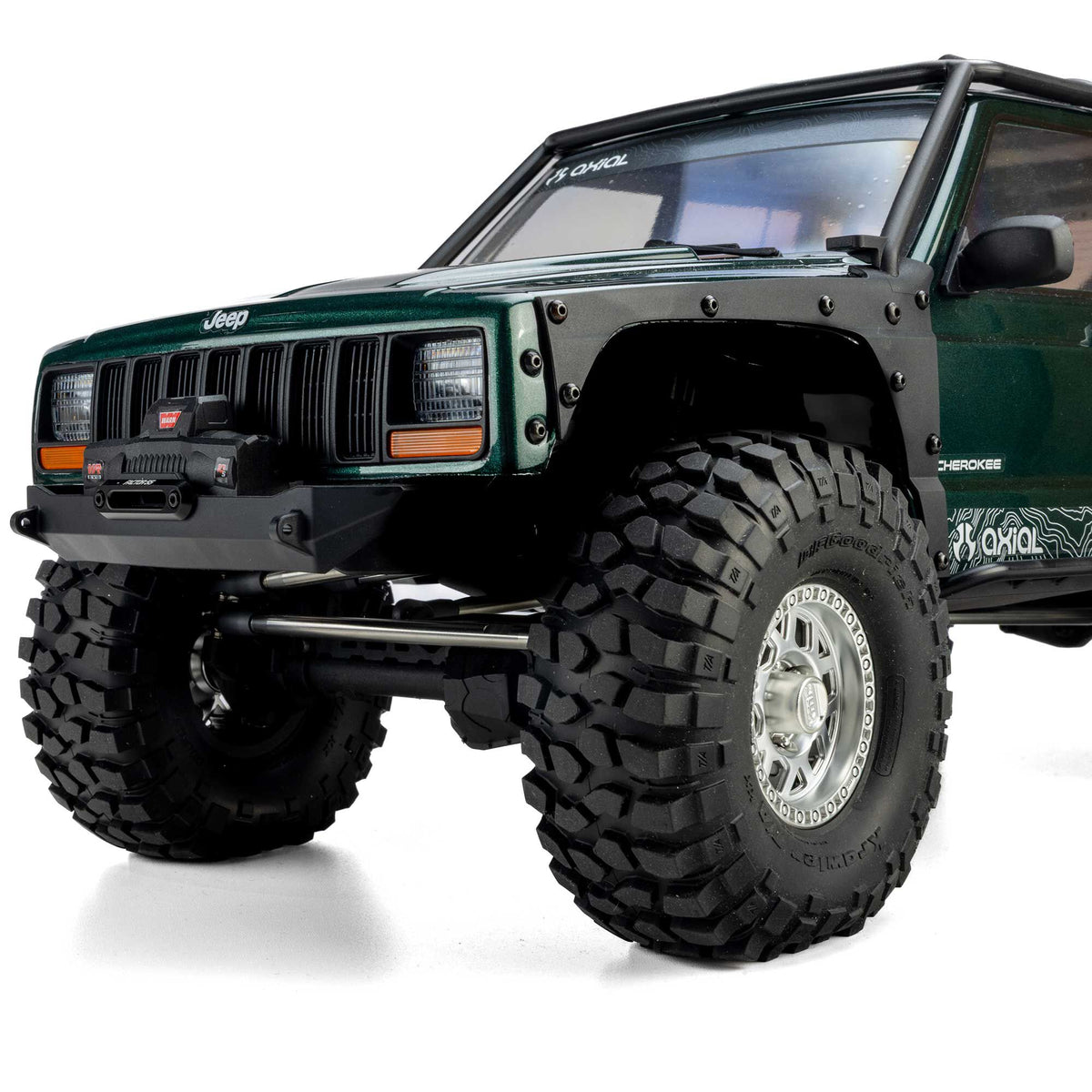 1/10 SCX10 III Jeep Cherokee XJ 4X4 RTR Brushed Rock Crawler, Green