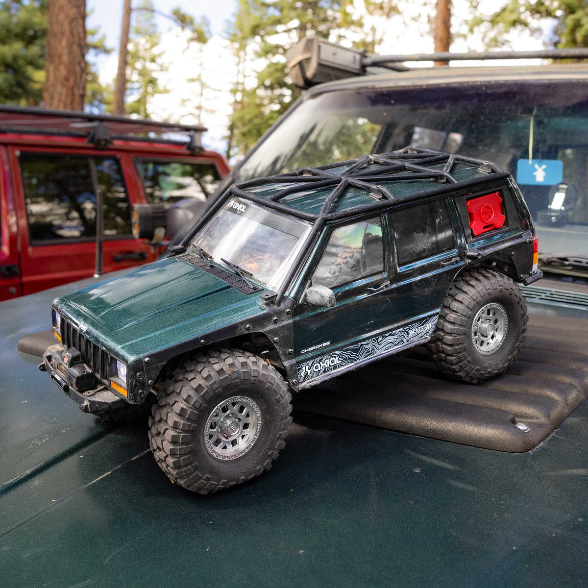 1/10 SCX10 III Jeep Cherokee XJ 4X4 RTR Brushed Rock Crawler, Green
