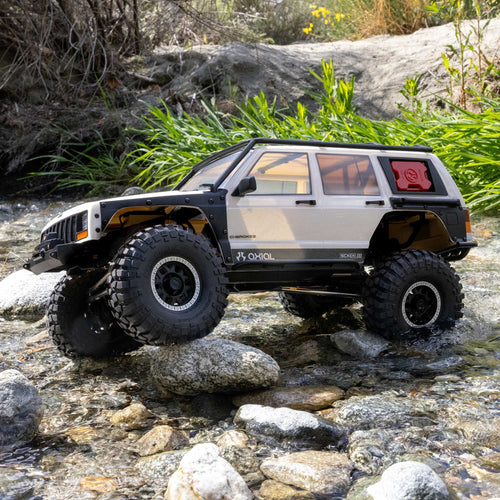1/10 SCX10 III Jeep Cherokee XJ 4X4 RTR Brushed Rock Crawler, White