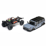 Axial 1/30 SCX30 Ford Bronco 4X4 RTR Brushed Rock Crawler (Battery & Charger Included), Blue