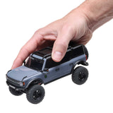 Axial 1/30 SCX30 Ford Bronco 4X4 RTR Brushed Rock Crawler (Battery & Charger Included), Blue