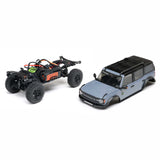 1/30 SCX30 Ford Bronco 4X4 RTR Brushed Rock Crawler (Battery & Charger Included), Gray