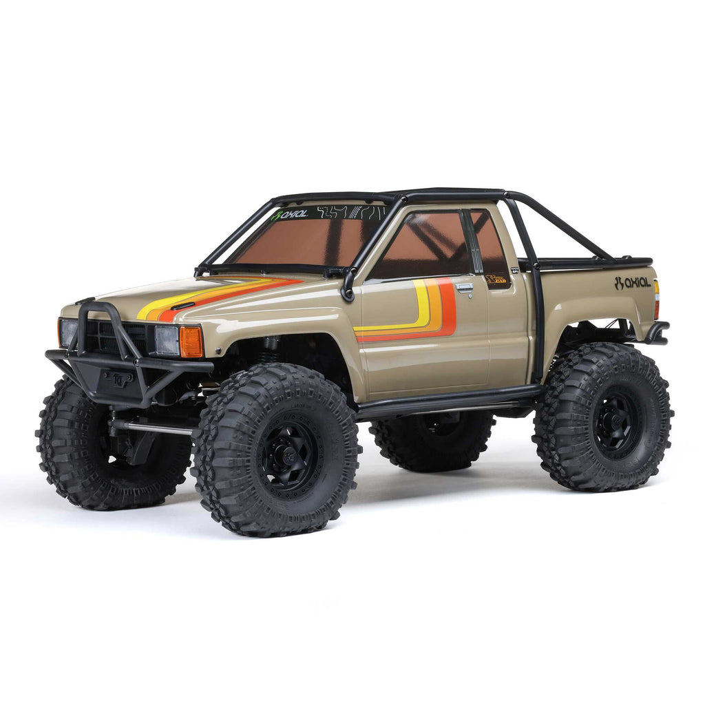 Axial 1/10 SCX10 III 1987 Toyota SR5 4X4 RTR Brushed Rock Crawler, Tan