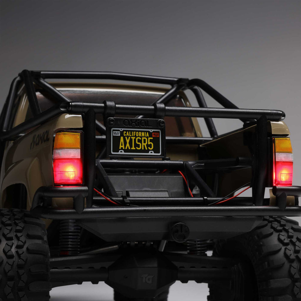 Axial 1/10 SCX10 III 1987 Toyota SR5 4X4 RTR Brushed Rock Crawler, Tan