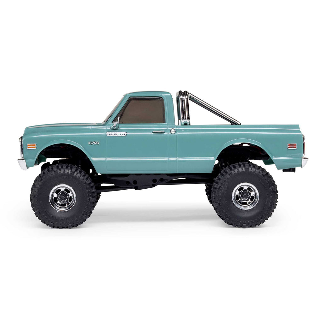 Axial 1/30 SCX30 Chevrolet K10 4X4 RTR Brushed Rock Crawler (Battery & Charger Included), Green
