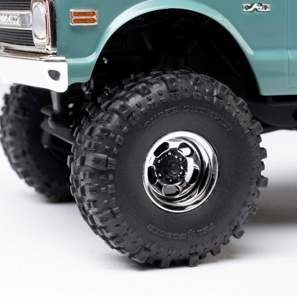 Axial 1/30 SCX30 Chevrolet K10 4X4 RTR Brushed Rock Crawler (Battery & Charger Included), Green