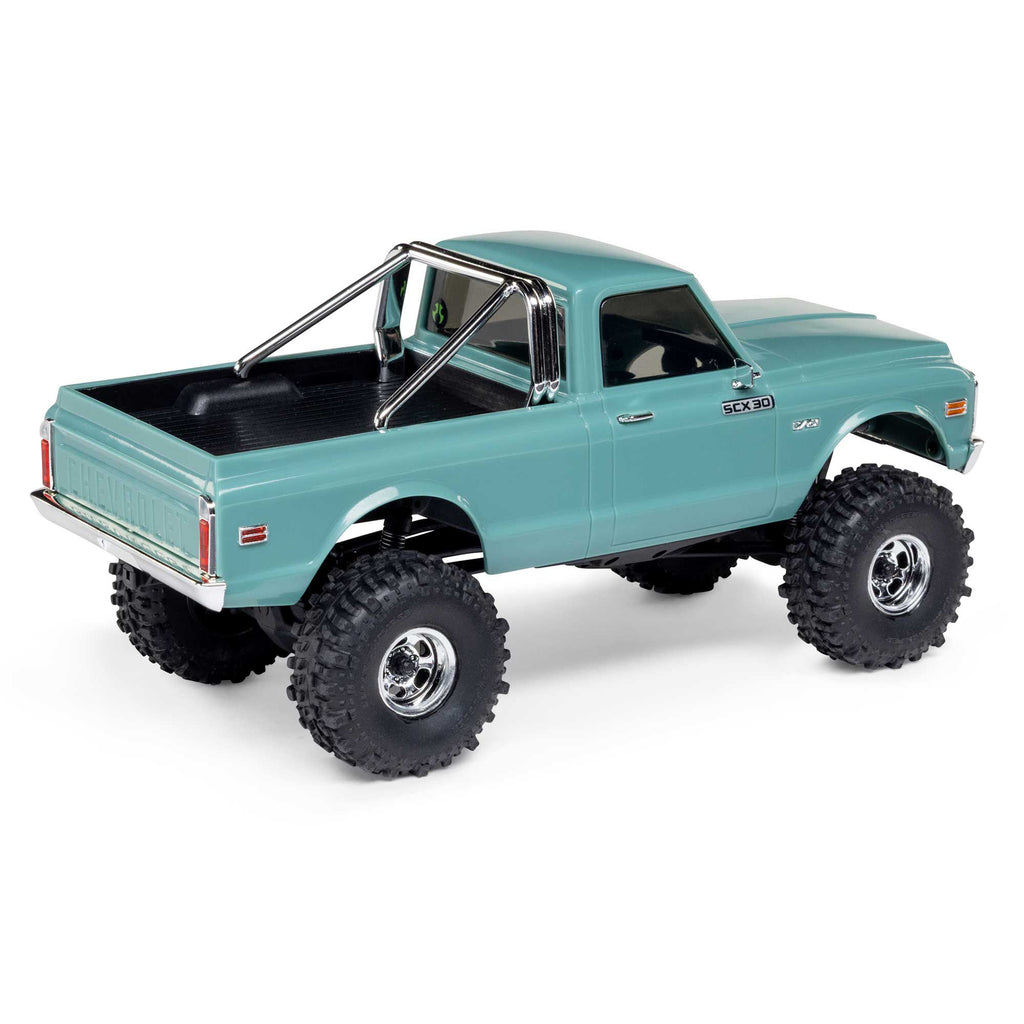 Axial 1/30 SCX30 Chevrolet K10 4X4 RTR Brushed Rock Crawler (Battery & Charger Included), Green