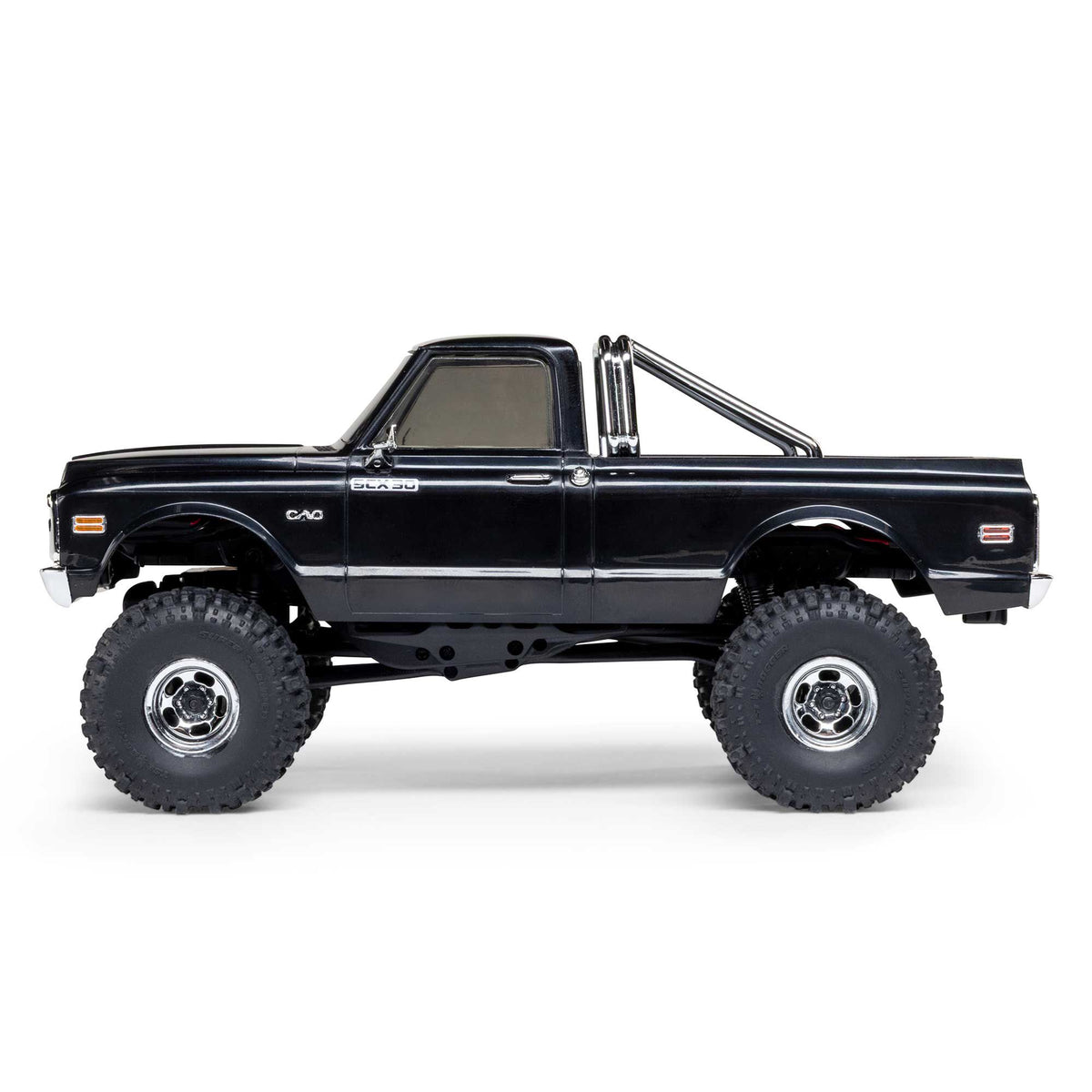 Axial 1/30 SCX30 Chevrolet K10 4X4 RTR Brushed Rock Crawler (Battery & Charger Included), Black