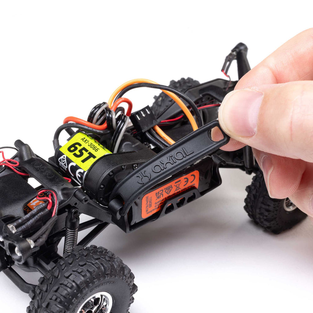 Axial 1/30 SCX30 Chevrolet K10 4X4 RTR Brushed Rock Crawler (Battery & Charger Included), Black