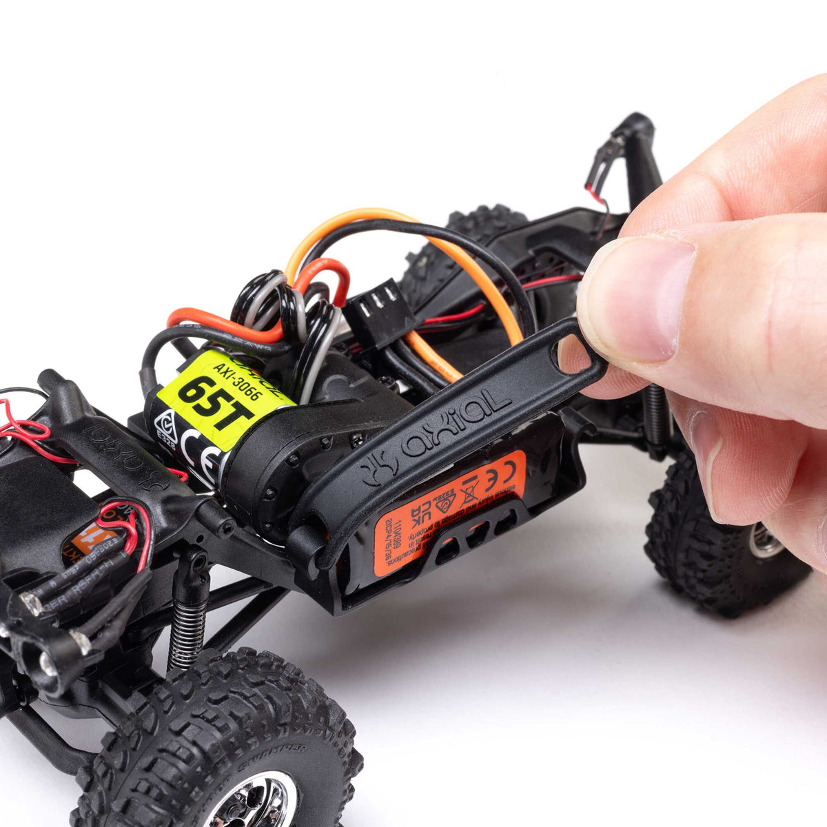 Axial 1/30 SCX30 Chevrolet K10 4X4 RTR Brushed Rock Crawler (Battery & Charger Included), Black