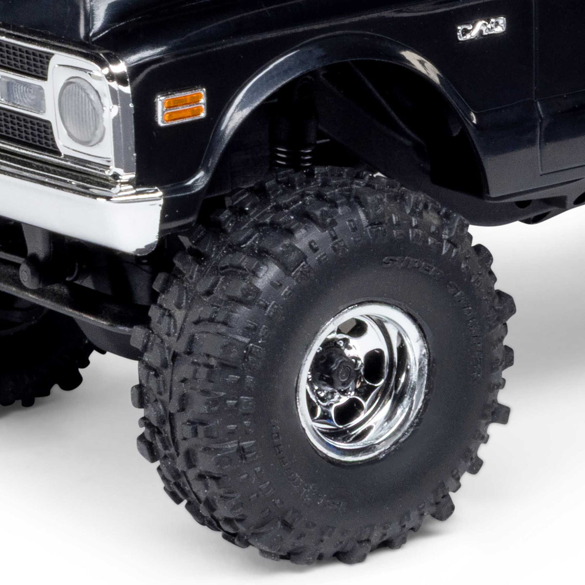 Axial 1/30 SCX30 Chevrolet K10 4X4 RTR Brushed Rock Crawler (Battery & Charger Included), Black