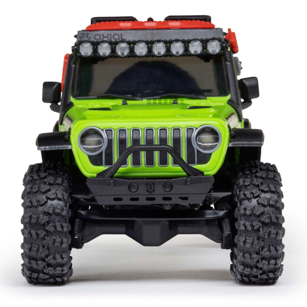 Axial Axial 1/30 SCX30 Jeep Wrangler JLU 4X4 RTR Brushed Rock Crawler, Green
