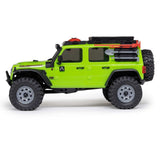 Axial Axial 1/30 SCX30 Jeep Wrangler JLU 4X4 RTR Brushed Rock Crawler, Green