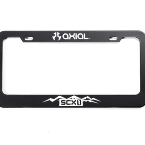 Axial SCX1 Steel License Plate Frame, White