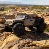 1/10 SCX10 III Motobilt Waypoint Jeep JT Gladiator 4X4 RTR Brushed Rock Crawler, Tan