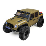 1/10 SCX10 III Motobilt Waypoint Jeep JT Gladiator 4X4 RTR Brushed Rock Crawler, Green