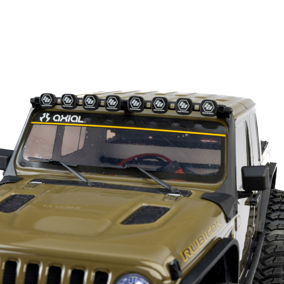 1/10 SCX10 III Motobilt Waypoint Jeep JT Gladiator 4X4 RTR Brushed Rock Crawler, Green