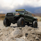 1/30 SCX30 Toyota Tacoma TRD Pro Extreme Off-Road 4X4 RTR Brushed Rock Crawler (Battery & Charger Included), Green