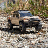 1/30 SCX30 Toyota Tacoma TRD Pro Overland Edition 4X4 RTR Brushed Rock Crawler (Battery & Charger Included), Tan