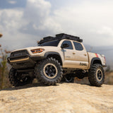 1/30 SCX30 Toyota Tacoma TRD Pro Overland Edition 4X4 RTR Brushed Rock Crawler (Battery & Charger Included), Tan