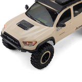 1/30 SCX30 Toyota Tacoma TRD Pro Overland Edition 4X4 RTR Brushed Rock Crawler (Battery & Charger Included), Tan