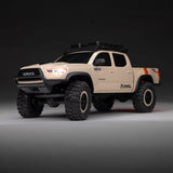 1/30 SCX30 Toyota Tacoma TRD Pro Overland Edition 4X4 RTR Brushed Rock Crawler (Battery & Charger Included), Tan
