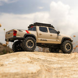 1/30 SCX30 Toyota Tacoma TRD Pro Overland Edition 4X4 RTR Brushed Rock Crawler (Battery & Charger Included), Tan