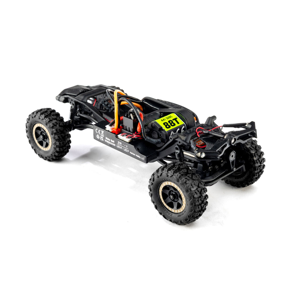 1/30 SCX30 Toyota Tacoma TRD Pro Overland Edition 4X4 RTR Brushed Rock Crawler (Battery & Charger Included), Tan