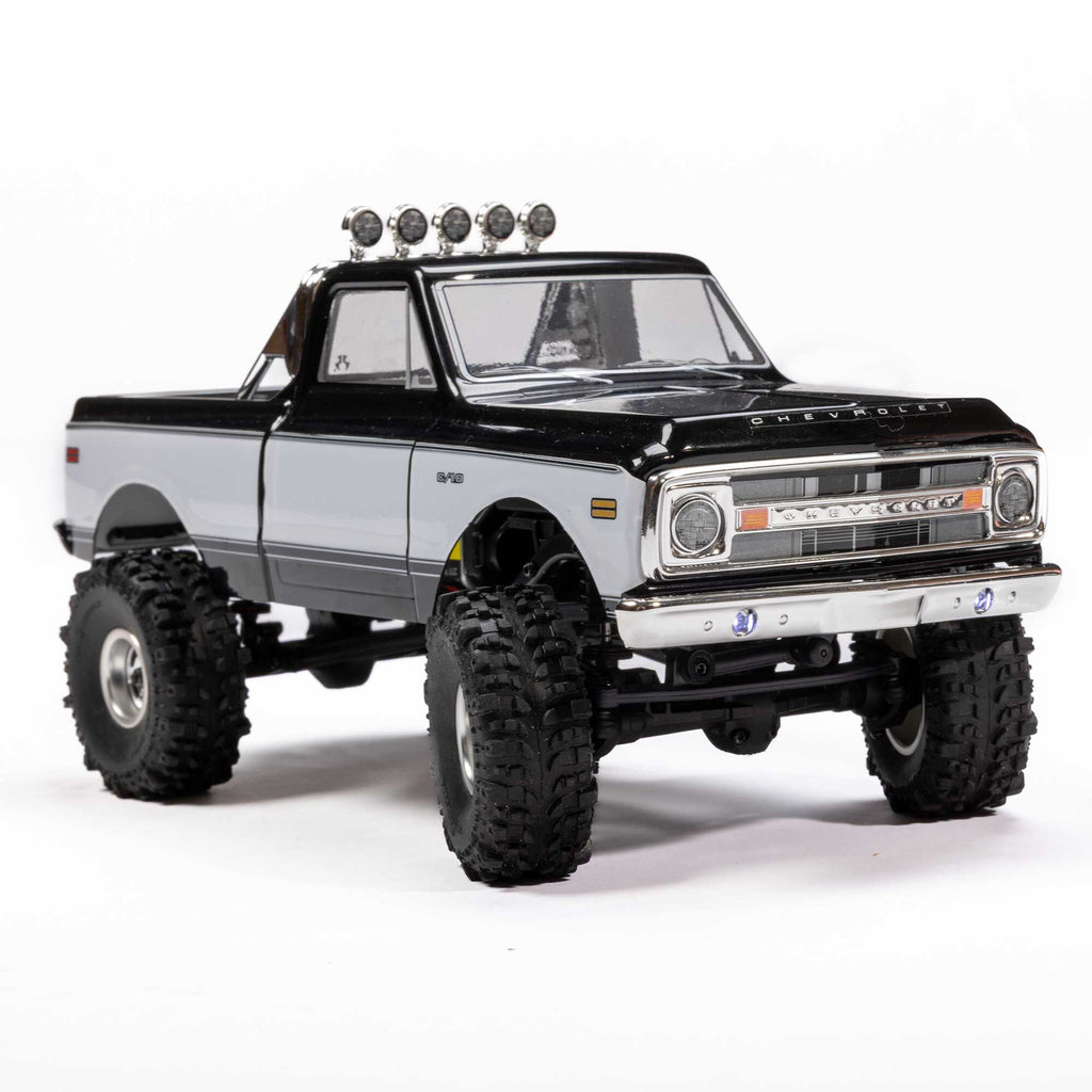 1/24 SCX24 1967-1972 Chevrolet C10 4WD Truck RTR, Black