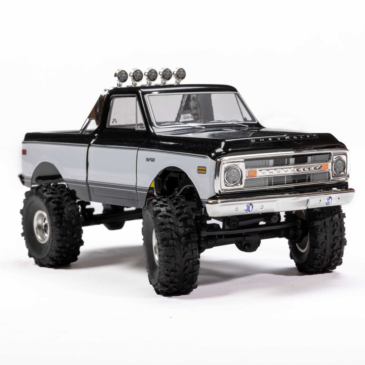 1/24 SCX24 1967-1972 Chevrolet C10 4WD Truck RTR, Black