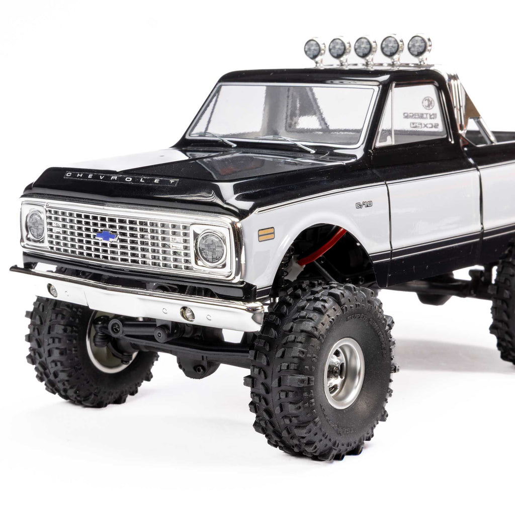 1/24 SCX24 1967-1972 Chevrolet C10 4WD Truck RTR, Black