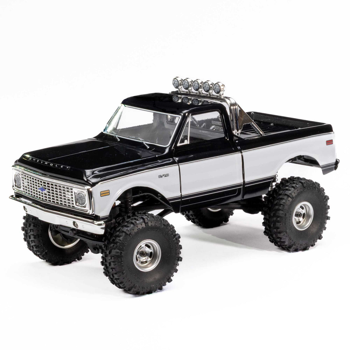 1/24 SCX24 1967-1972 Chevrolet C10 4WD Truck RTR, Black