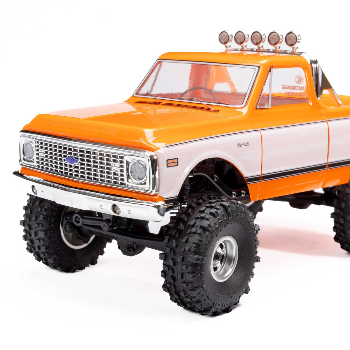 1/24 SCX24 1967-1972 Chevrolet C10 4WD Truck RTR, Orange
