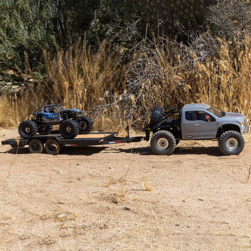 1/10 SCX10 Flat Bed Vehicle Trailer