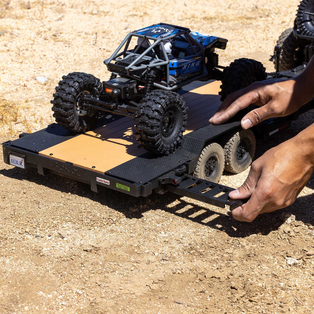 1/10 SCX10 Flat Bed Vehicle Trailer