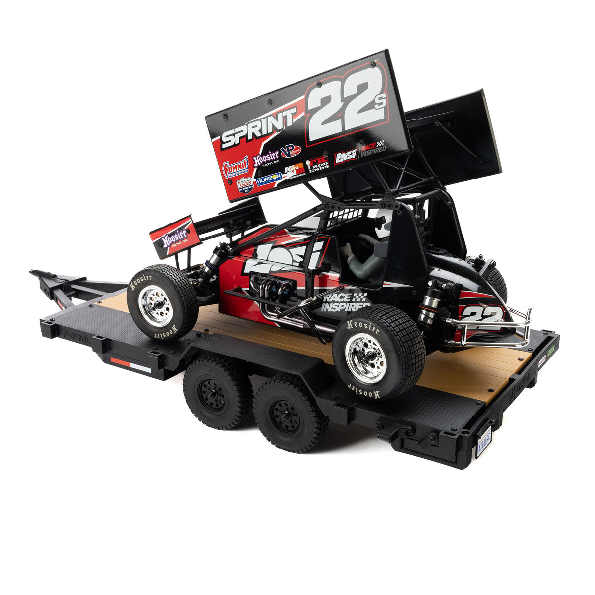 1/10 SCX10 Flat Bed Vehicle Trailer