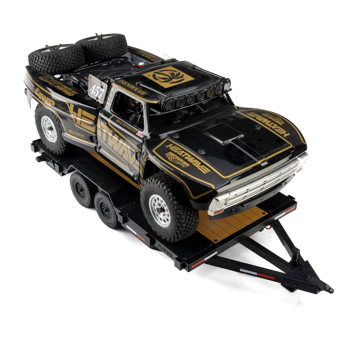 1/10 SCX10 Flat Bed Vehicle Trailer