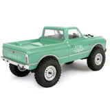 1/24 SCX24 1967 Chevrolet C10 4X4 RTR Brushed Rock Crawler (Battery & Charger Included), Light Green