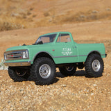 1/24 SCX24 1967 Chevrolet C10 4X4 RTR Brushed Rock Crawler (Battery & Charger Included), Light Green