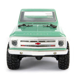 1/24 SCX24 1967 Chevrolet C10 4X4 RTR Brushed Rock Crawler (Battery & Charger Included), Light Green