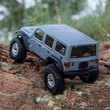 SCX24 2019 Jeep Wrangler JLU CRC, Gray: 1/24 4WD RTR