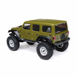 SCX24 2019 Jeep Wrangler JLU CRC, Green: 1/24 4WD RTR