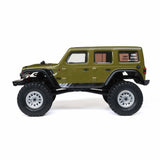 SCX24 2019 Jeep Wrangler JLU CRC, Green: 1/24 4WD RTR