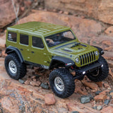 SCX24 2019 Jeep Wrangler JLU CRC, Green: 1/24 4WD RTR