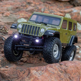 SCX24 2019 Jeep Wrangler JLU CRC, Green: 1/24 4WD RTR